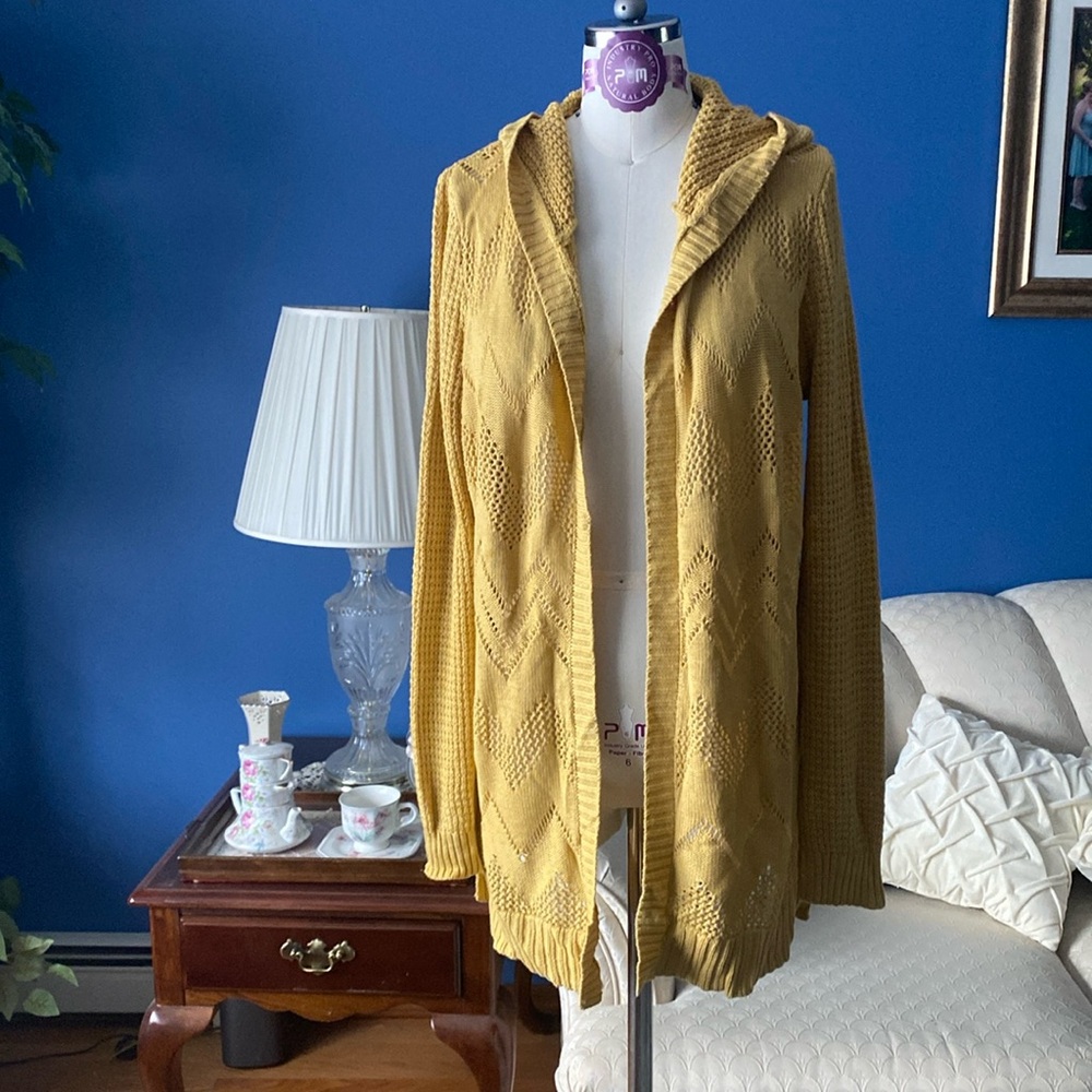 Sahara Sun Knit Hooded Cardigan